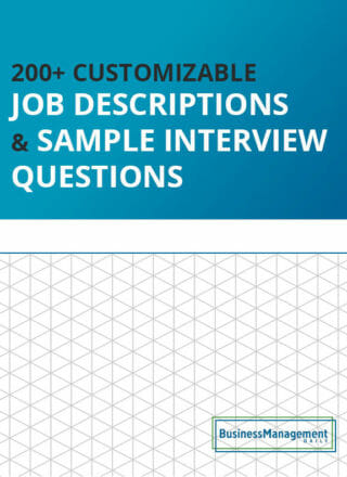 200+ Customizable Job Descriptions & Sample Interview Questions