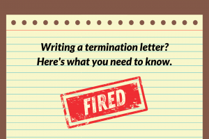 Simple sample termination letter to an employee templates